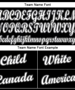 Custom Black White-Gray Baseball Jersey Suit for daily life, Fabric: 95% polyester and 5% spandex, Regular fit, Stitch Color: automatically matched based on patterns